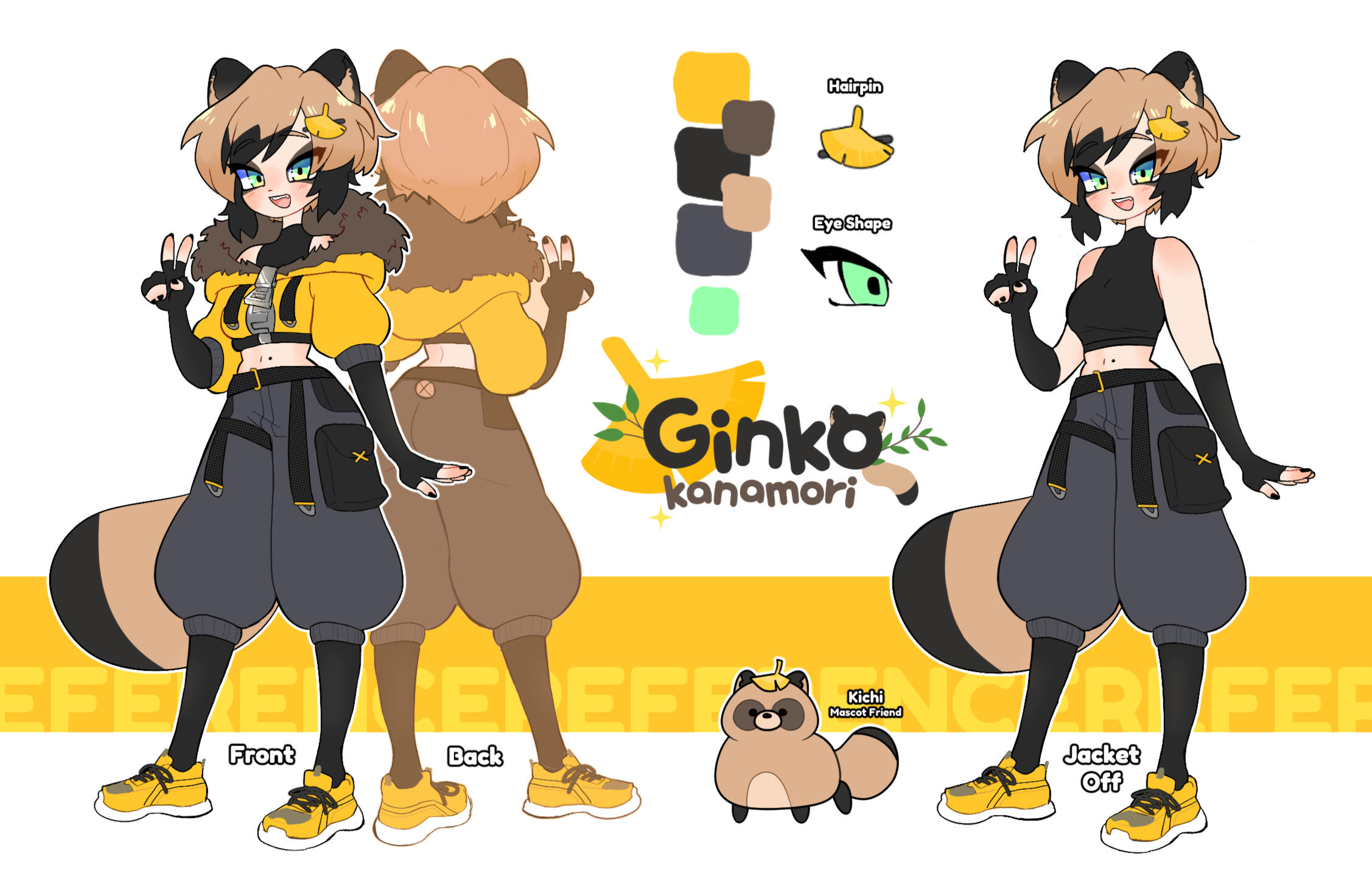 ginkoginkgo full body reference sheet
